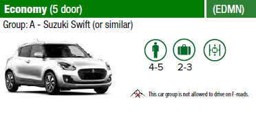 Europcar categorie A