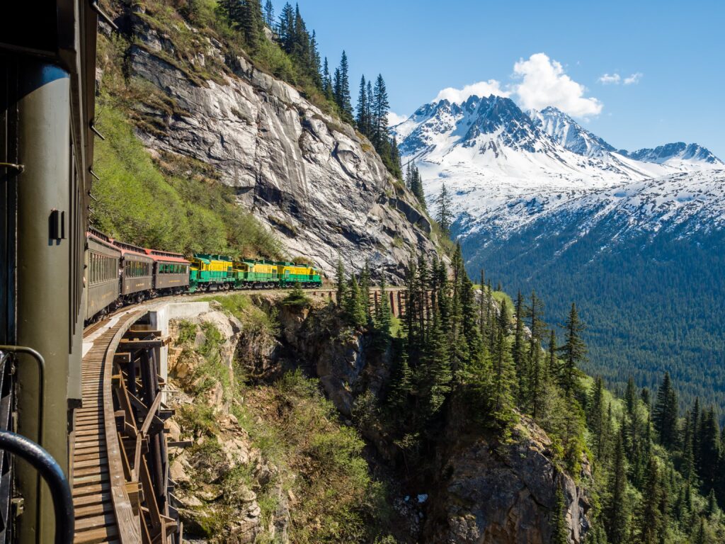 White Pass & Yukon trein Canada