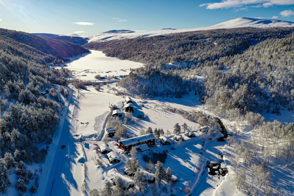 Rondane River Lodge winter Noorwegen