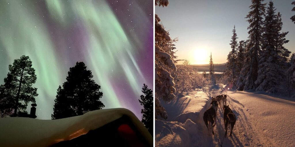 De beste noorderlichtlocaties in Lapland