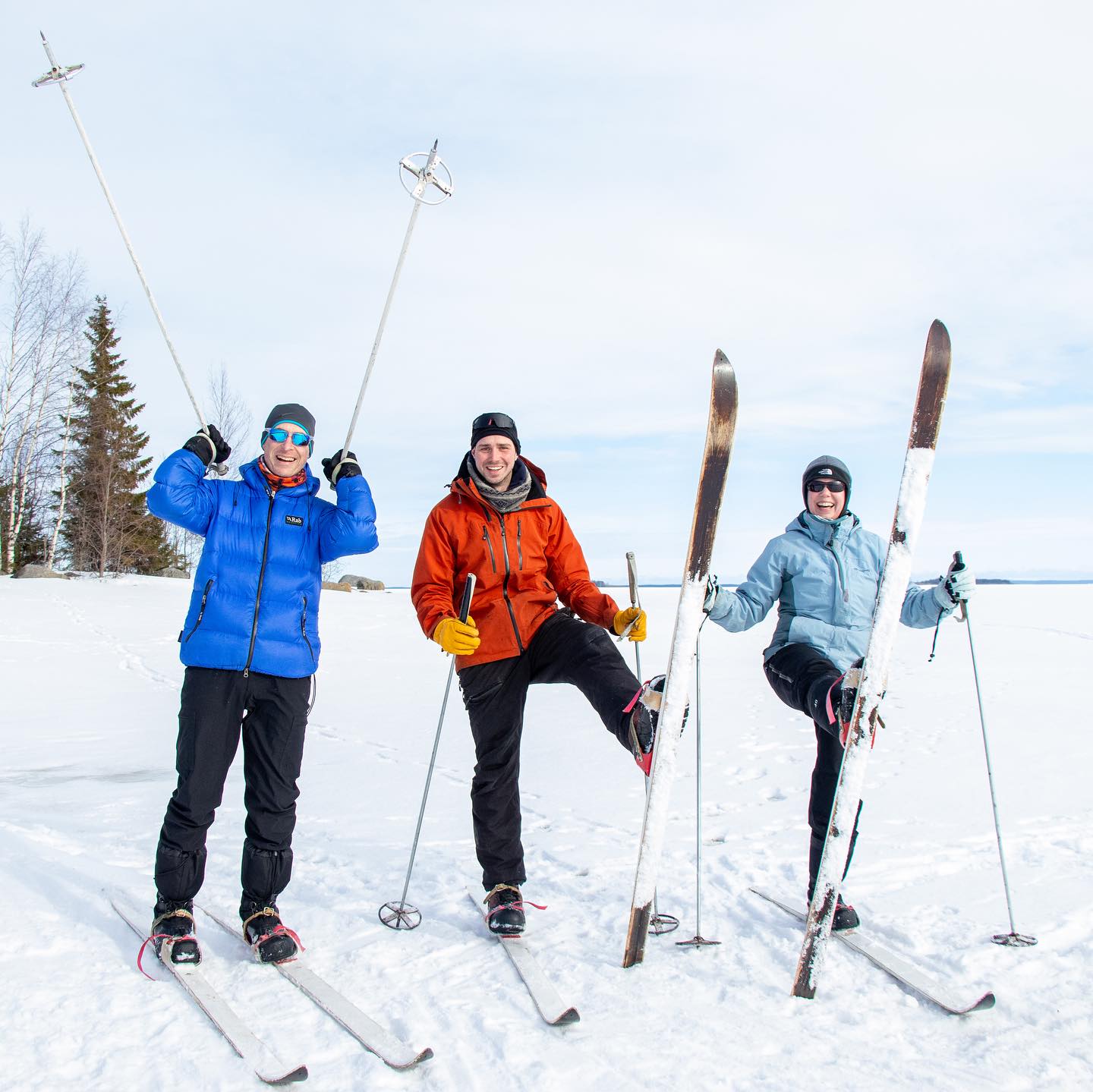 Langlaufen reizen naar Lapland in de winter