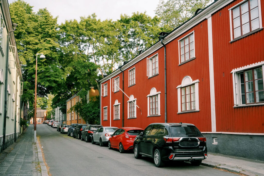 Finland Helsinki houten wijken