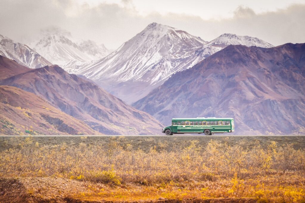 Denali National Park shuttlebus