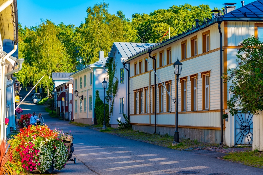 Naantali old town Finland houten dorp