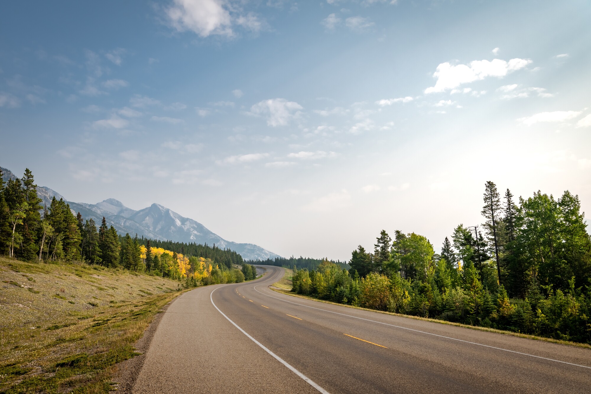 De Icefields Parkway in Alberta Canada