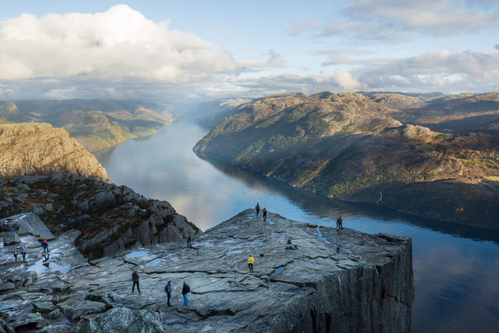 Preikestolen in Noorwegen